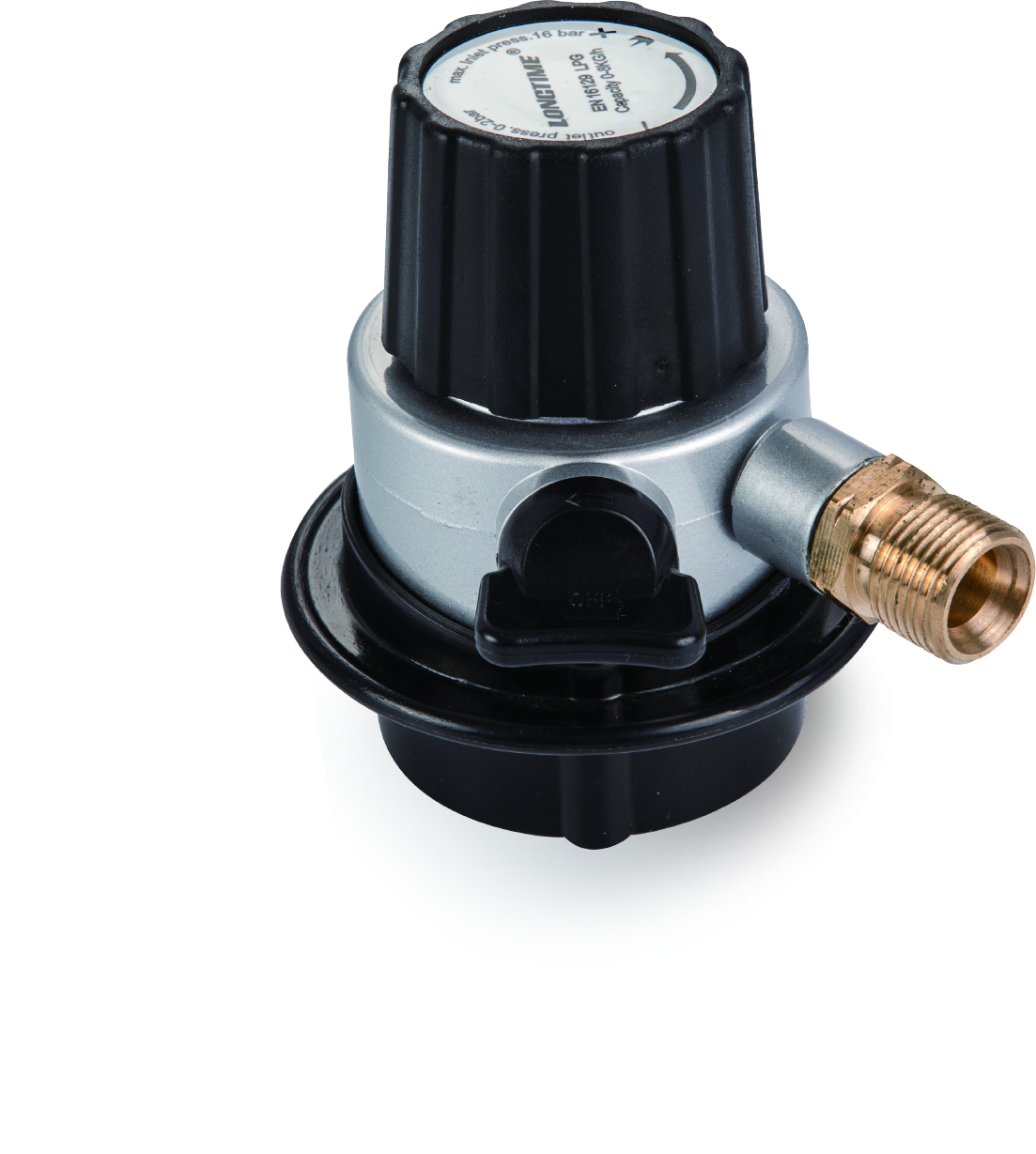 Gas Regulator Model C35 with 35mm Inlet Silver Cus